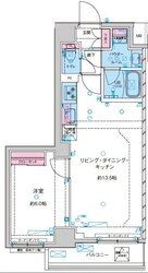 鐘ケ淵駅 徒歩3分 2階の物件間取画像